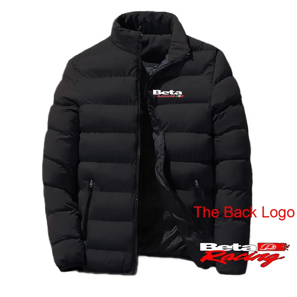 2023 Новая мужская печать Beta Racing Мотокросс Мотоцикл Мода Дикие куртки Молния Высокое качество Повседневный хлопок Спортивное пальто0