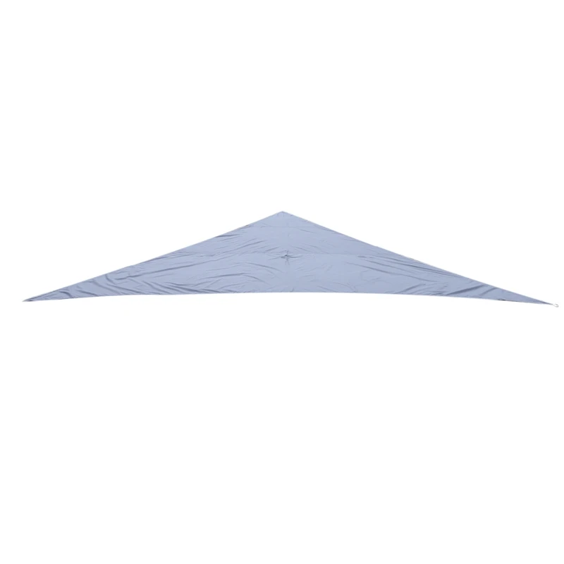 Водонепроницаемый тент Треугольник Защита от солнца Открытый навес Сад Двор Бассейн Оксфорд Ткань Навес Серый1