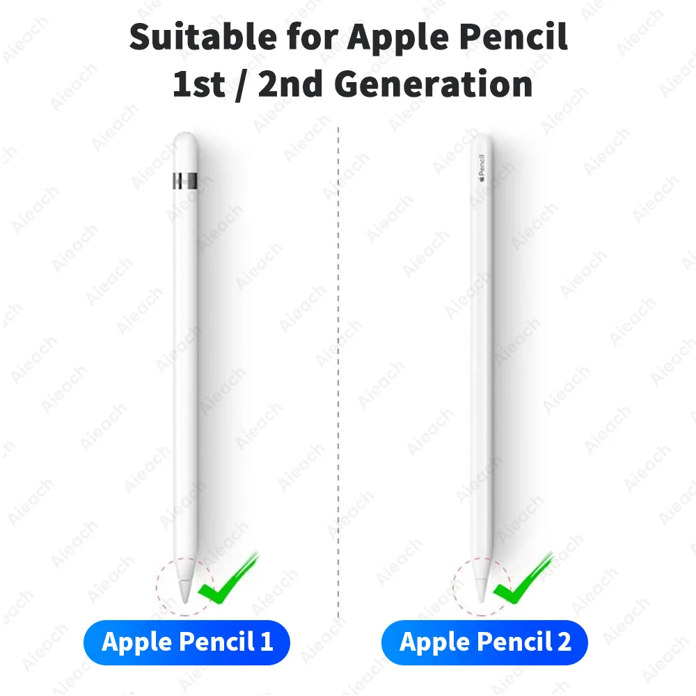 Наконечник для Apple Pencil Наконечник для Apple Pencil 1ª Наконечник 2-го поколения Двойной слой 2B HB 2.0 3.0 Мягкий жесткий iPad Карандаш Аксессуары1