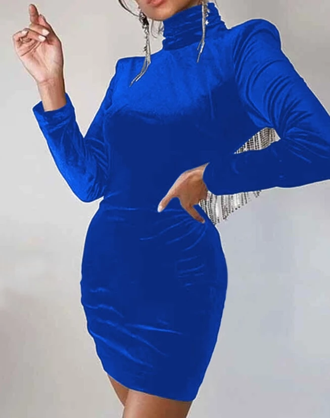  Элегантное и красивое женское платье 2023 Новейшее платье для вечеринки Высококачественный бархат со стразами Кисточка Дизайн Сексуальное вечернее платье с открытой спиной1