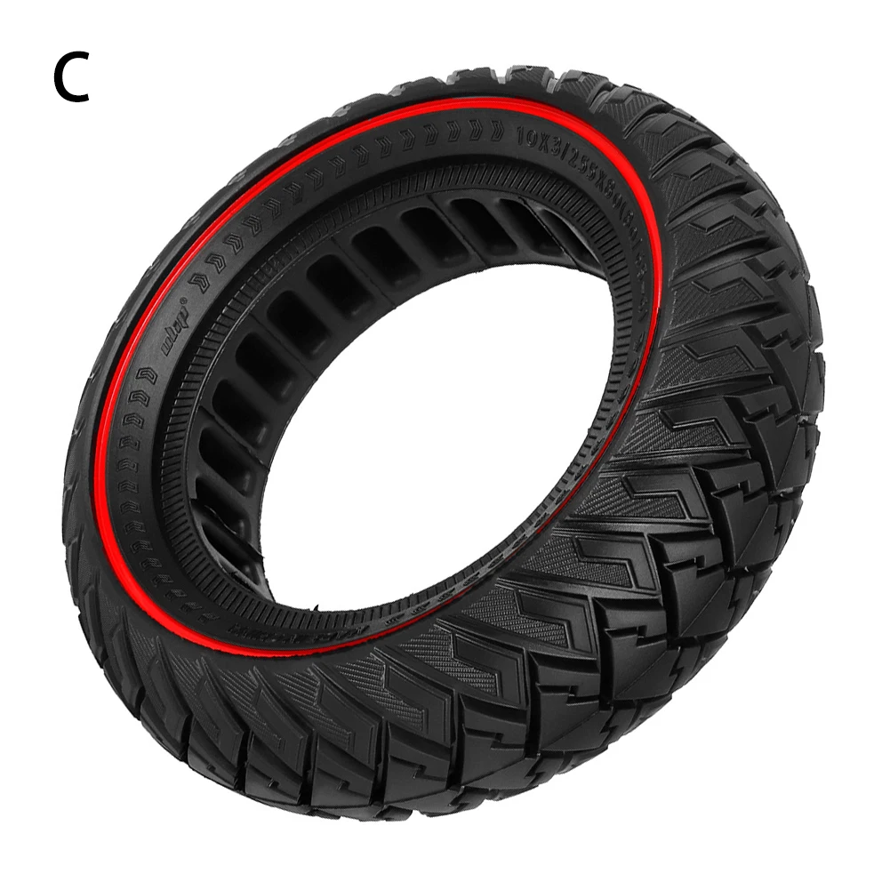 10 дюймов 80/65-6 Solid Tire 10x3.0 Внедорожные сплошные шины для Zero 10x Для KUGOO M4 255x80 Шины Аксессуары для электрических скутеров3