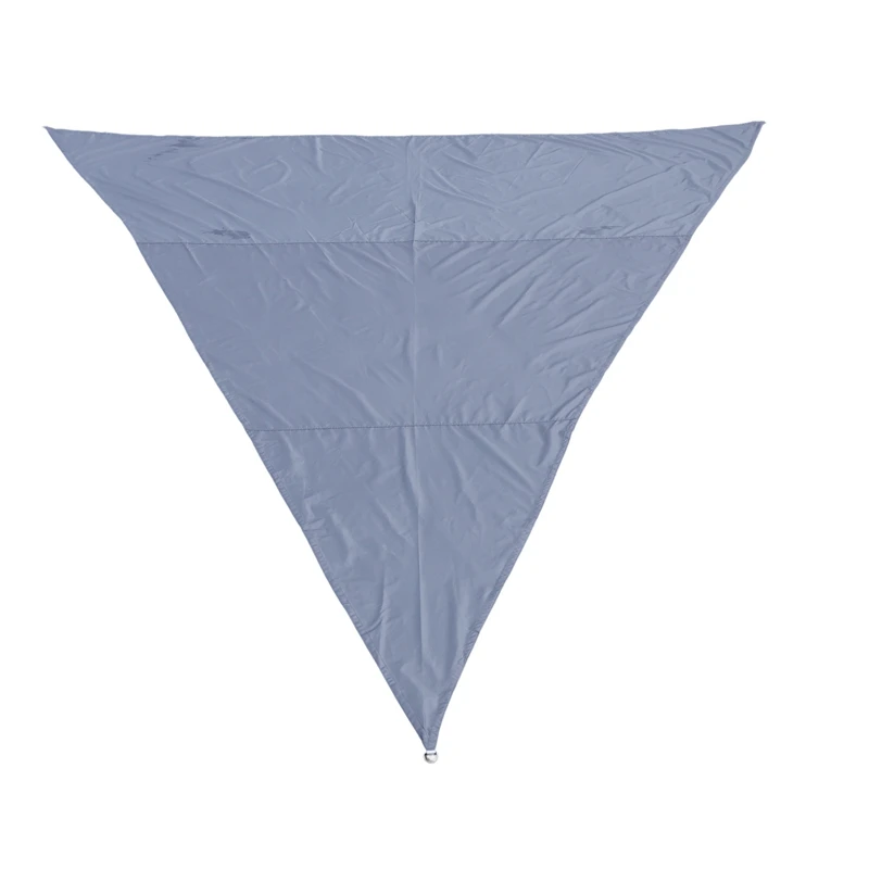 Водонепроницаемый тент Треугольник Защита от солнца Открытый навес Сад Двор Бассейн Оксфорд Ткань Навес Серый4