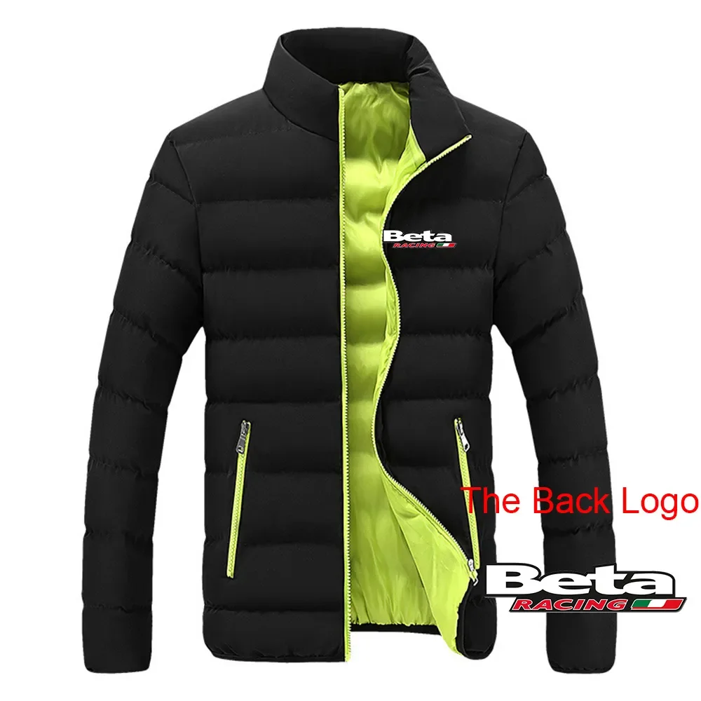 2023 Новая мужская печать Beta Racing Мотокросс Мотоцикл Мода Дикие куртки Молния Высокое качество Повседневный хлопок Спортивное пальто5