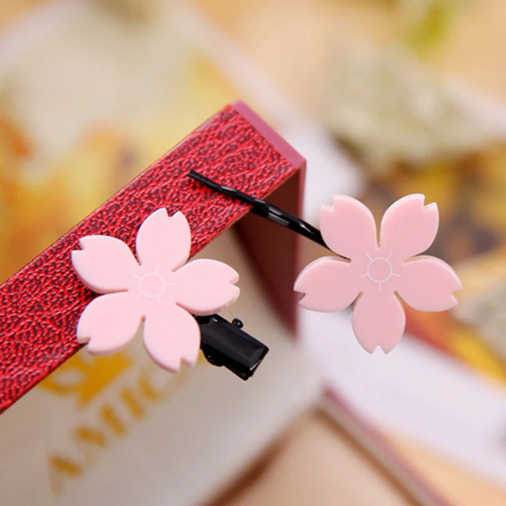 Кольца для волос с цветущей сакурой Модный и очаровательный подарок на Рождество День Рождения5