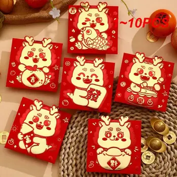 1 ~ 10 шт. Красный конверт Сумка Функциональная CNY Отлично подходит для детей Прекрасные счастливые деньги Китайские новогодние подарки для детей
