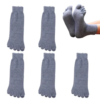 5 пар дышащих носков для мужчин мужские хлопчатобумажные носки весна и осень средняя трубка для мужчин