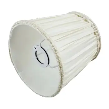 DIA 15,5 см кремовый тканевые абажуры для мини-настольной лампы или падента Абажуры высокого качества, E14