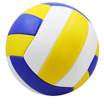 1 шт. Волейбол Непроницаемый ПВХ Профессиональная игра Волейбол Пляж Открытый Крытый тренировочный мяч