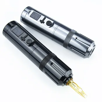 K6002 Профессиональная беспроводная ручка для тату-ручки Зарядка тату-ручки Тип светодиодной тату-машины Тату-машина Тату-оборудование с USB-зарядным устройством