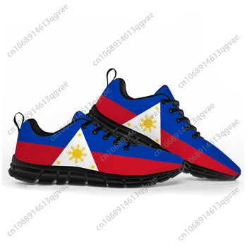 Спортивная обувь с флагом Филиппин Мужские Женские Подростки Дети Детские Кроссовки Филиппины Повседневная Изготовленная На Заказ Высококачественная Пара Обувь