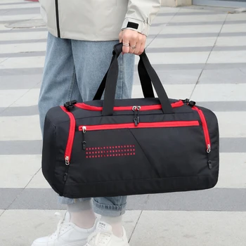 Oxford Solid Travel Bags Женские сумки в продаже 2024 Высококачественная молния Повседневная сумка-тоут высокой емкости Повседневная сумка-молния Повседневная Bolsa De Viagem