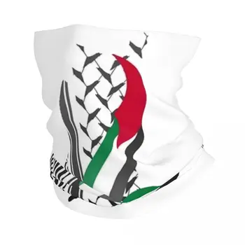 Палестинская куфия Карта Палестины Бандана Шея Гетры с принтом Балаклавы Волшебный шарф Головные уборы Рыбалка Унисекс Взрослый Ветрозащитный