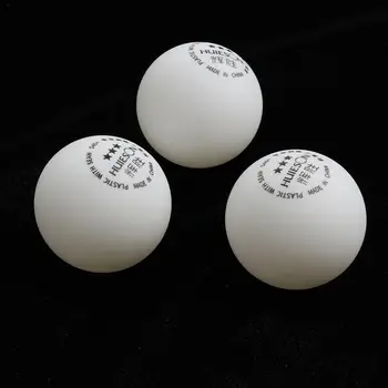набор из 3 мячей для настольного тенниса, 40 мм, белый