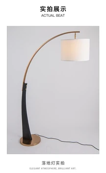 современный минималистичный новый китайский стиль старые ветви торшер для гостиной личность творческая модель спальня рыбалка лампа