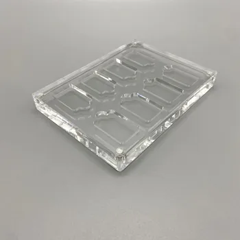 Прозрачная акриловая кассетная коробка для игры на дисплее для защиты аксессуаров коммутатора для корпуса NS