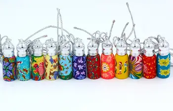 200 шт./лот мини роликовые бутылки с эфирными маслами 5 мл Многоразовый стеклянный флакон для духов из полимерной глины