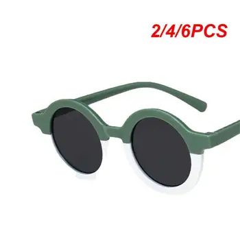 2 / 4 / 6 шт. Солнцезащитные очки На открытом воздухе Солнцезащитные очки Солнцезащитные очки Детские солнцезащитные очки Лепестковые очки Солнцезащитные очки Цвет Защищает глаза