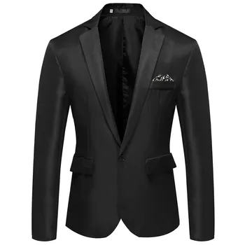 Формальный повседневный формальный пиджак с лацканами пиджака для деловых мужчин пиджак мужской пиджак формальный повседневный формальный костюм с лацканом пальто для делового мужчины