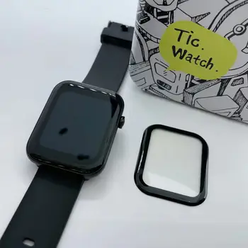 2 шт. Мягкая 3D изогнутая полнокраевая защитная пленка для Ticwatch GTH Smart Watch Anti-Scratch Screen Clear Protector